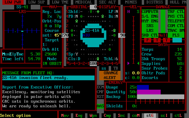 STAR FLEET II - Krellan Commander Version 2.0 screenshot 5