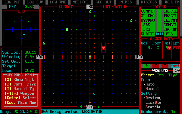 STAR FLEET II - Krellan Commander Version 2.0 screenshot 15