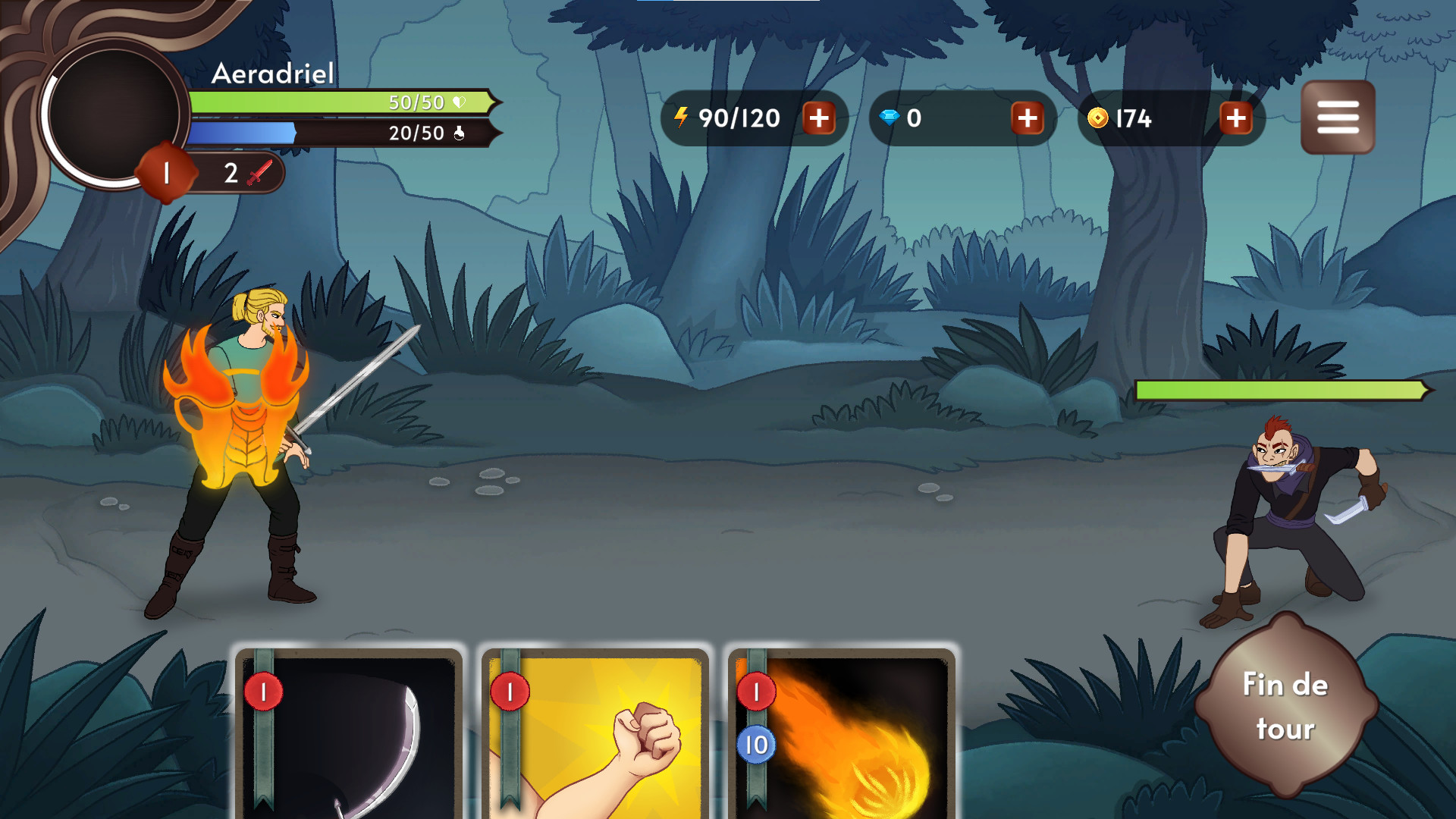 Tales of Finariel : Card based RPG screenshot 2