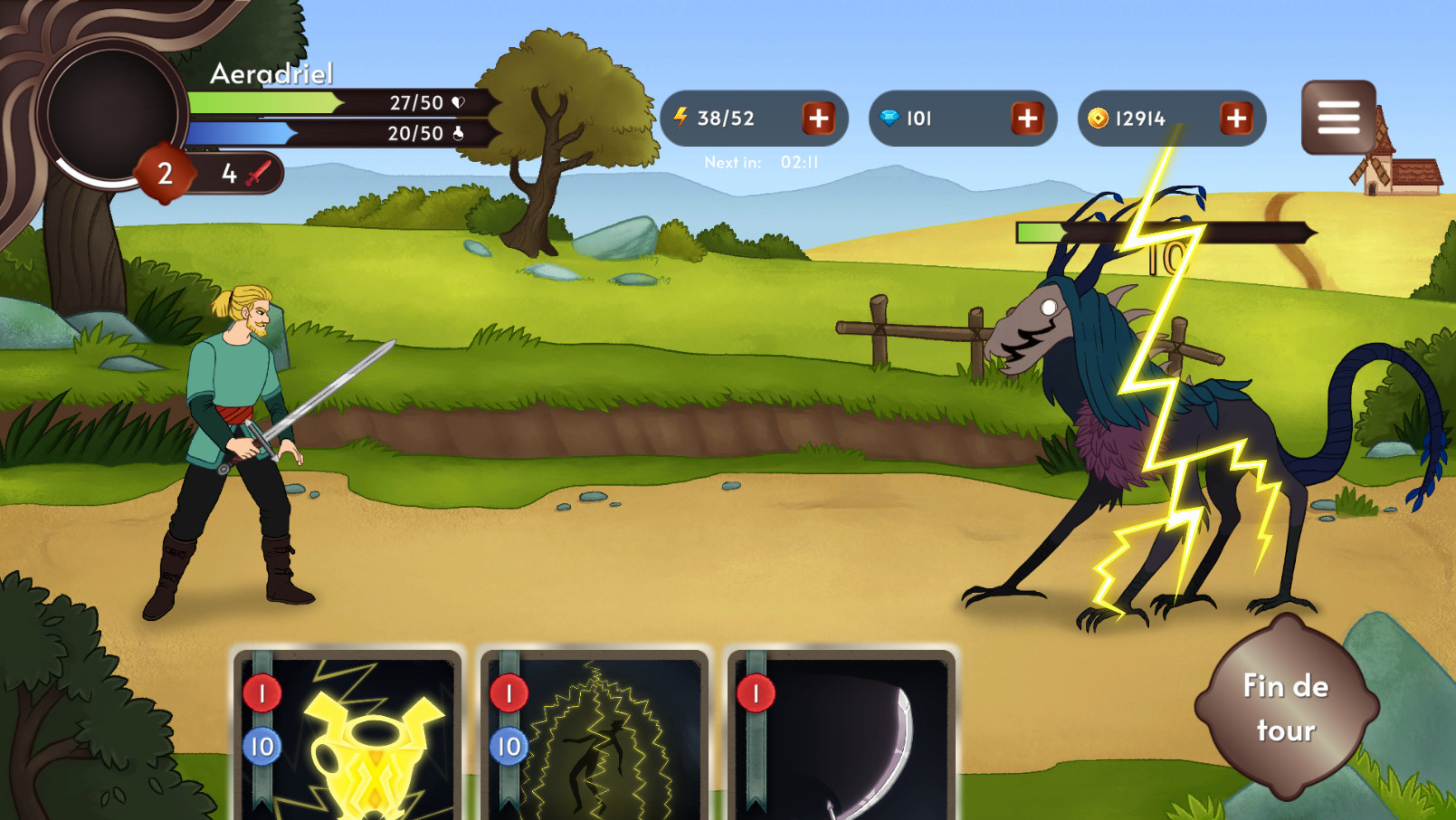 Tales of Finariel : Card based RPG screenshot 1