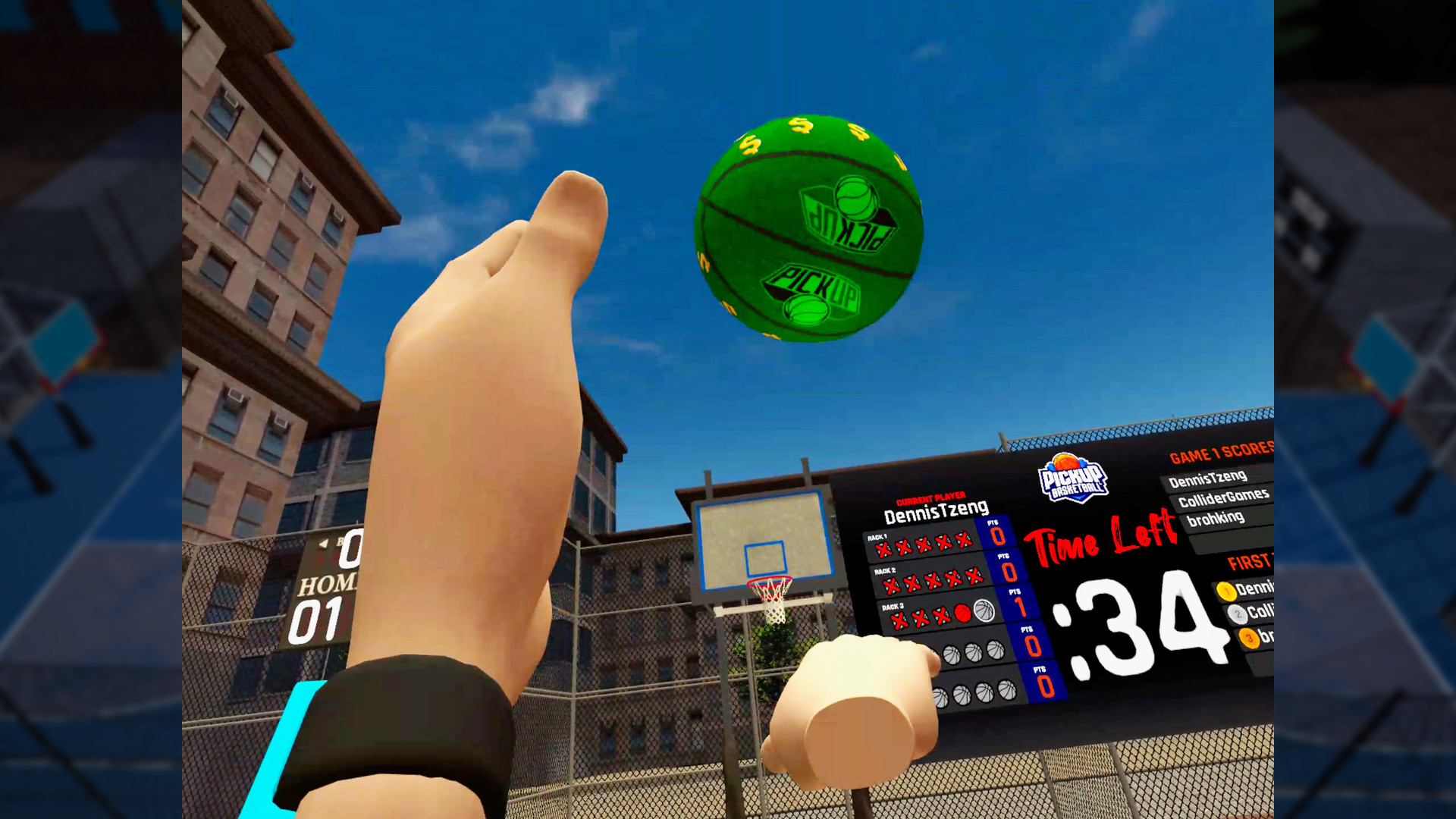 Pickup Basketball VR screenshot 2