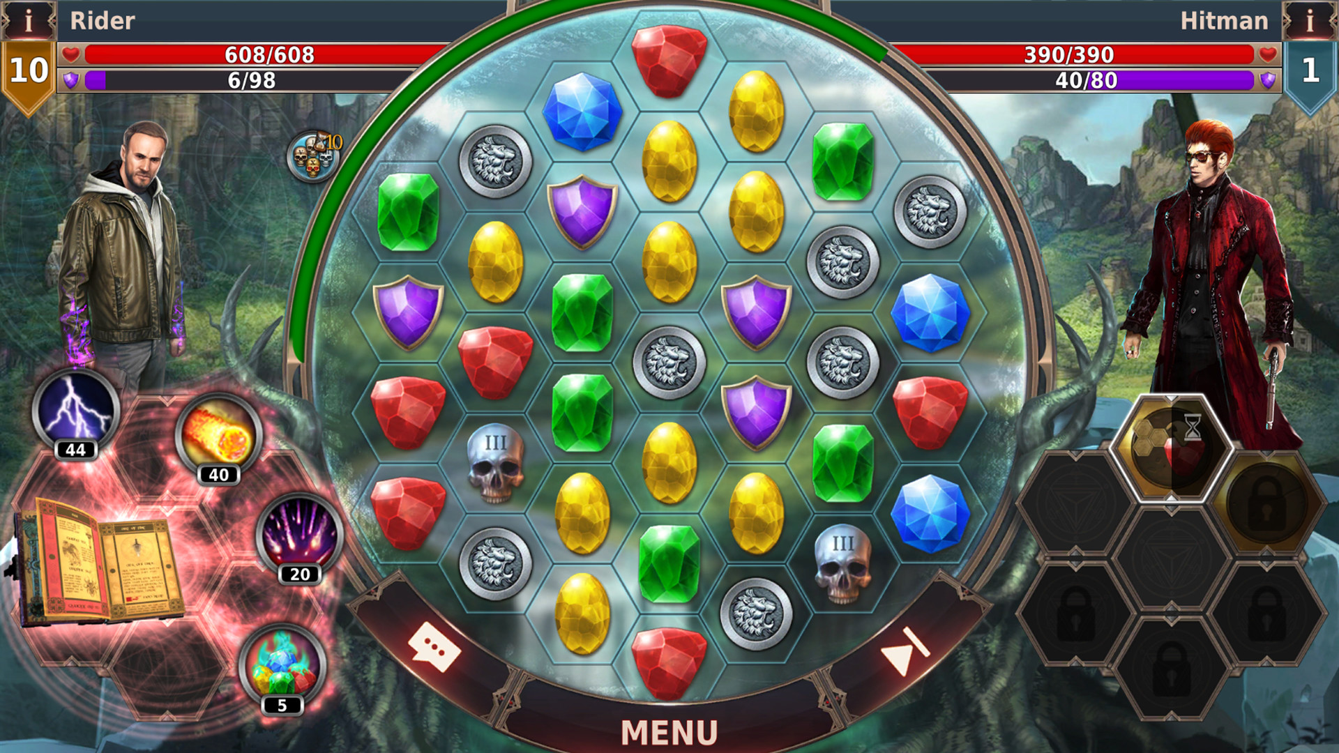 Gunspell 2 – Match 3 Puzzle RPG screenshot 5