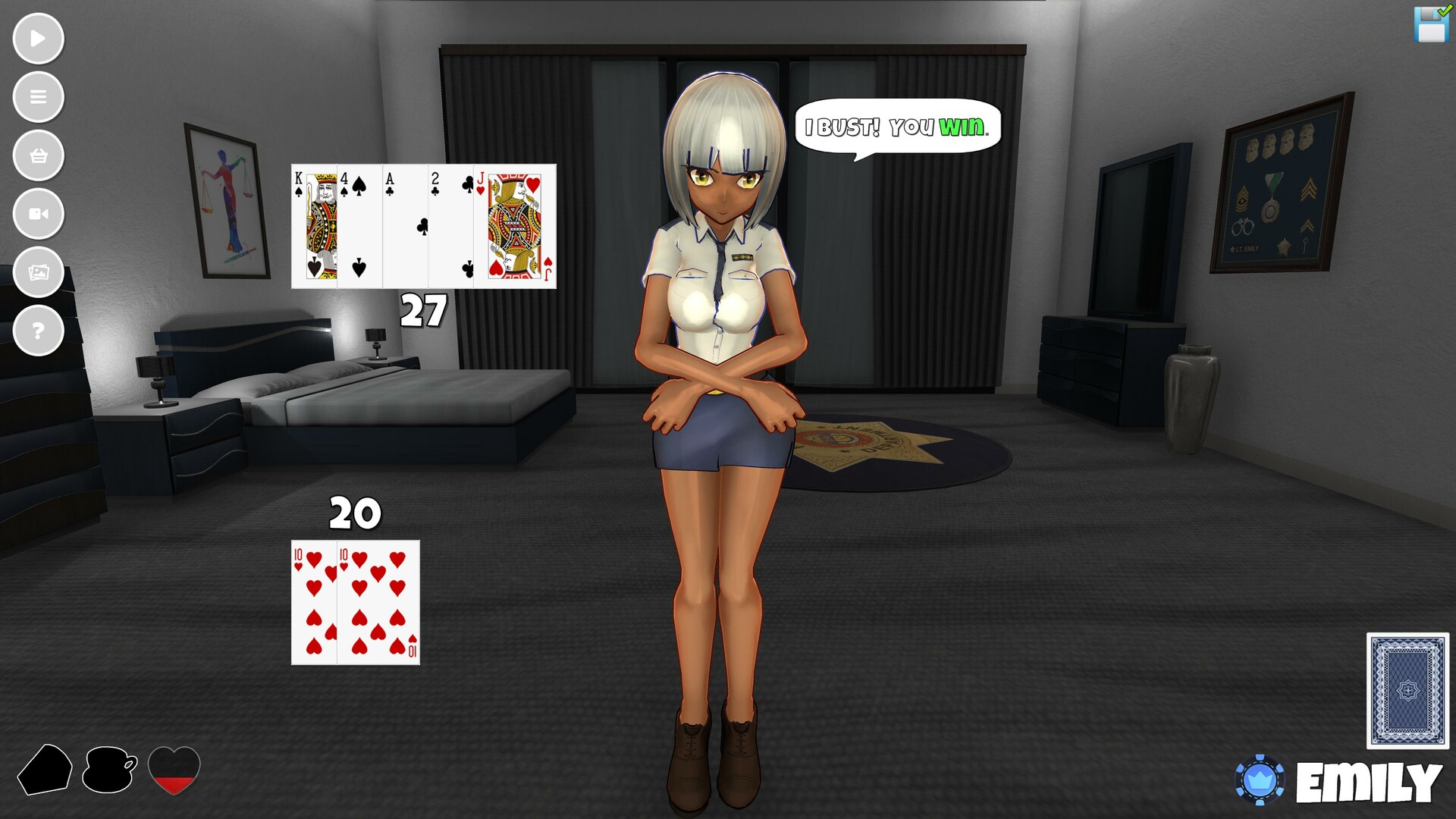 Bedroom Blackjack screenshot 3