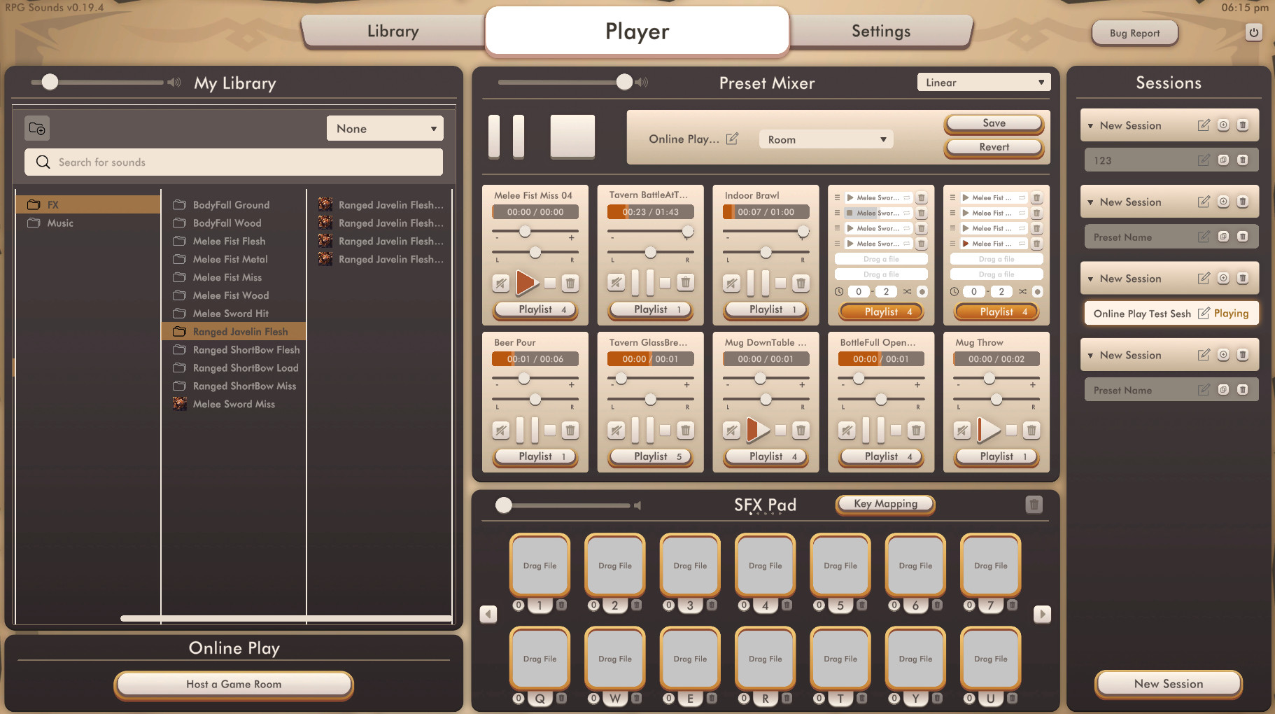RPG Sounds screenshot 1