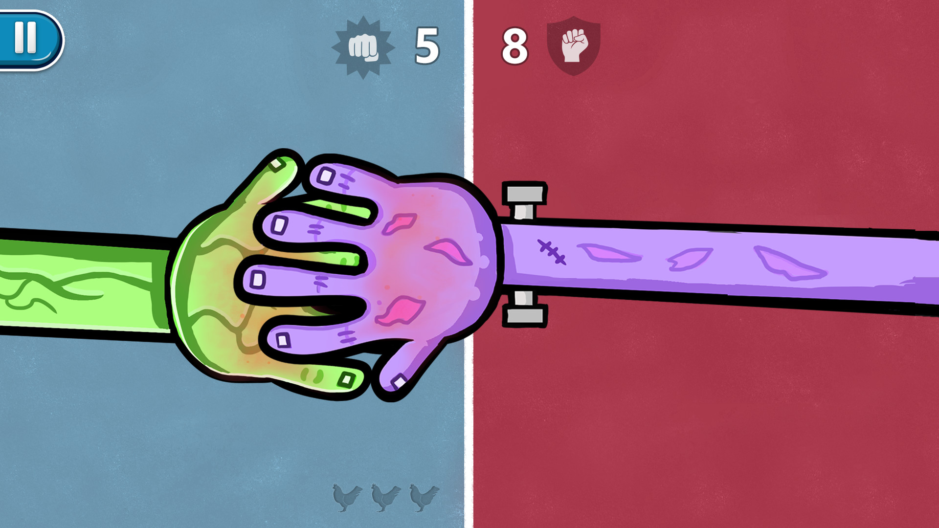 Red Hands – 2-Player Game screenshot 1