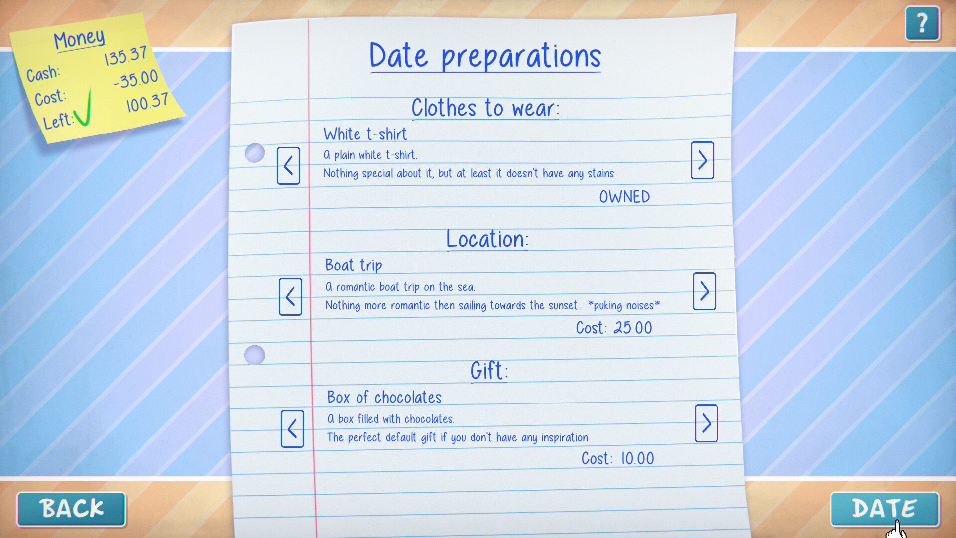 Match, Talk, Date! - A modern dating sim! screenshot 3