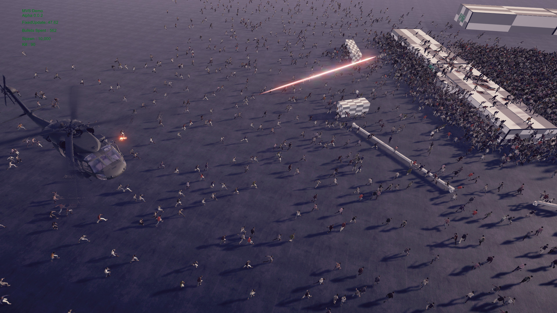 Minigun VS Swarms of the Zombie Apocalypse Simulator screenshot 11