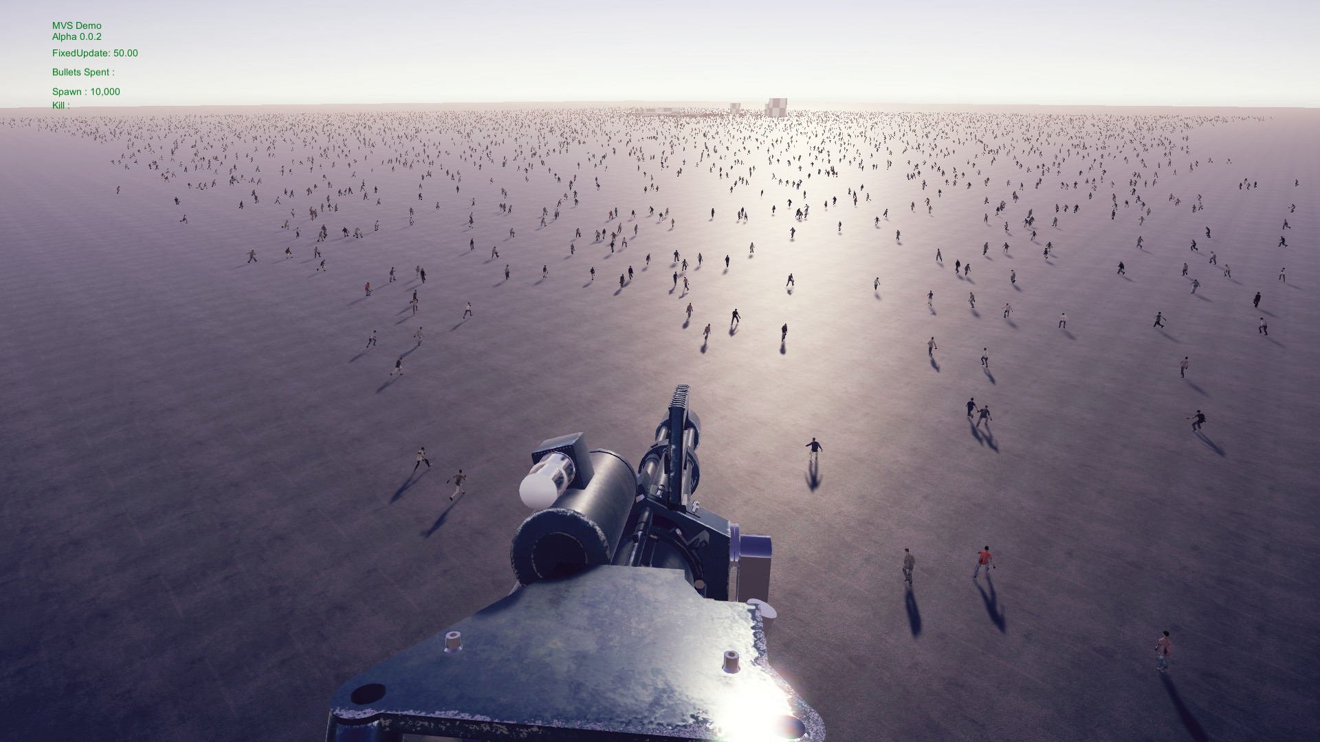 Minigun VS Swarms of the Zombie Apocalypse Simulator screenshot 10