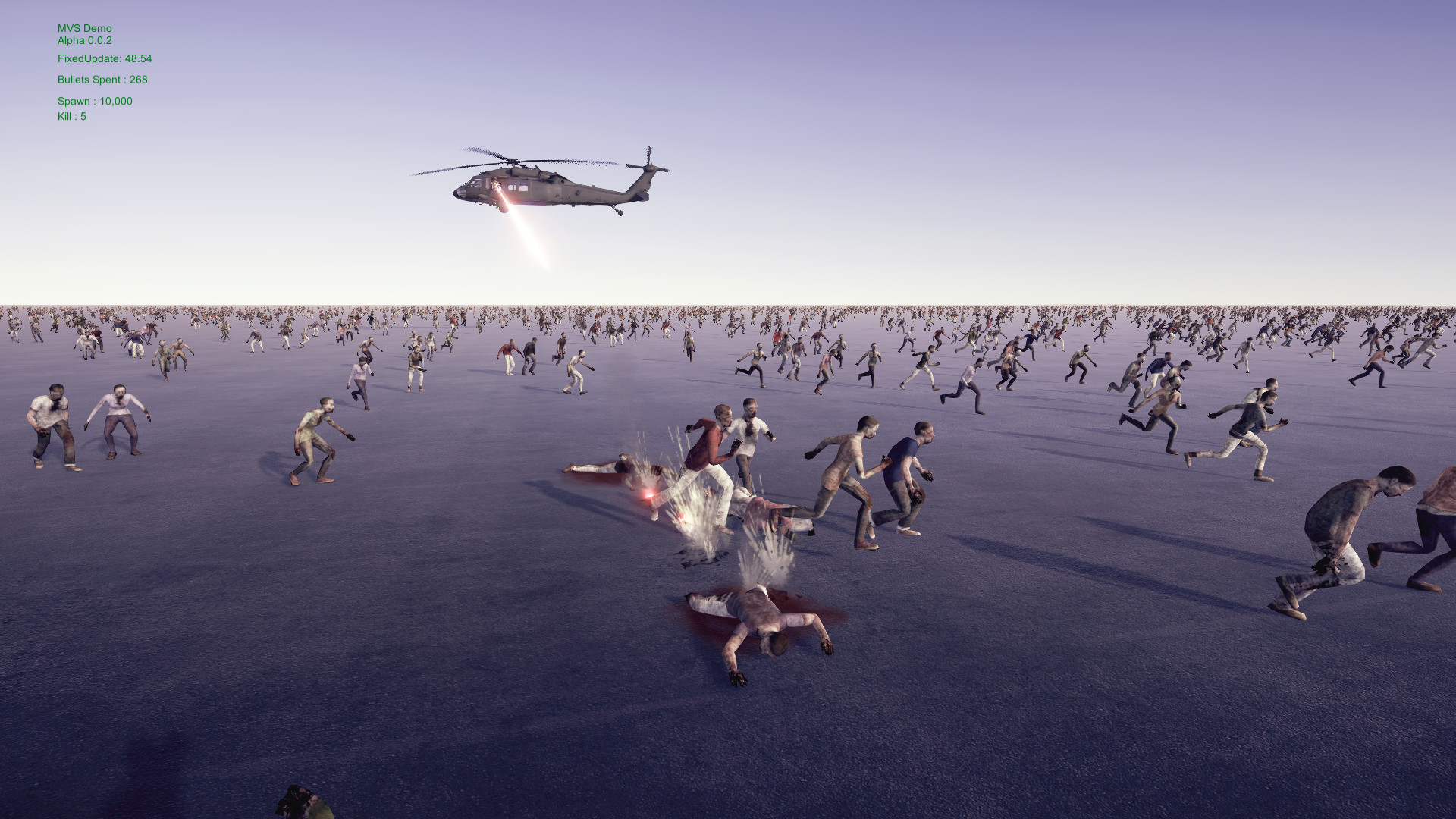 Minigun VS Swarms of the Zombie Apocalypse Simulator screenshot 12