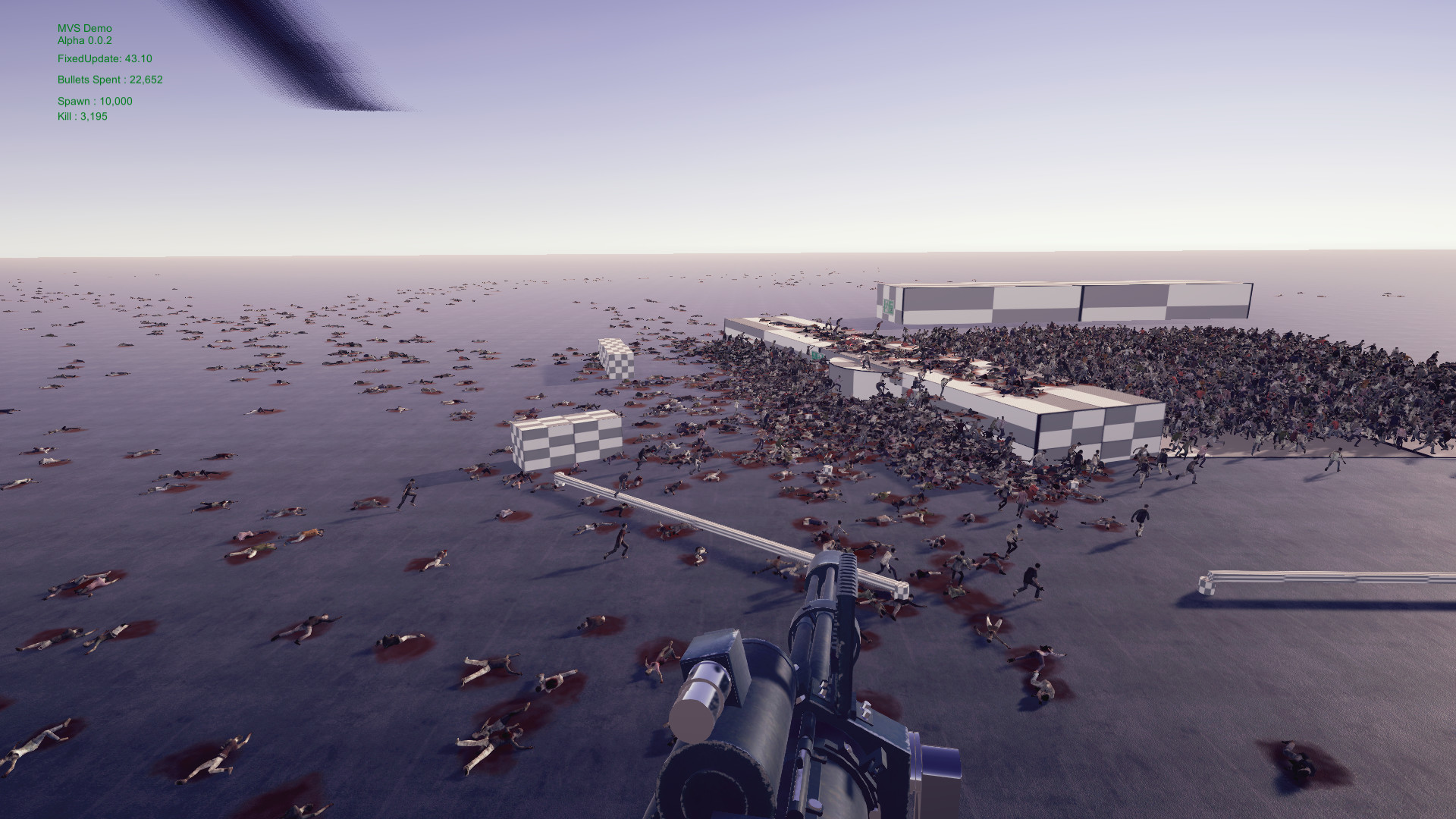 Minigun VS Swarms of the Zombie Apocalypse Simulator screenshot 9