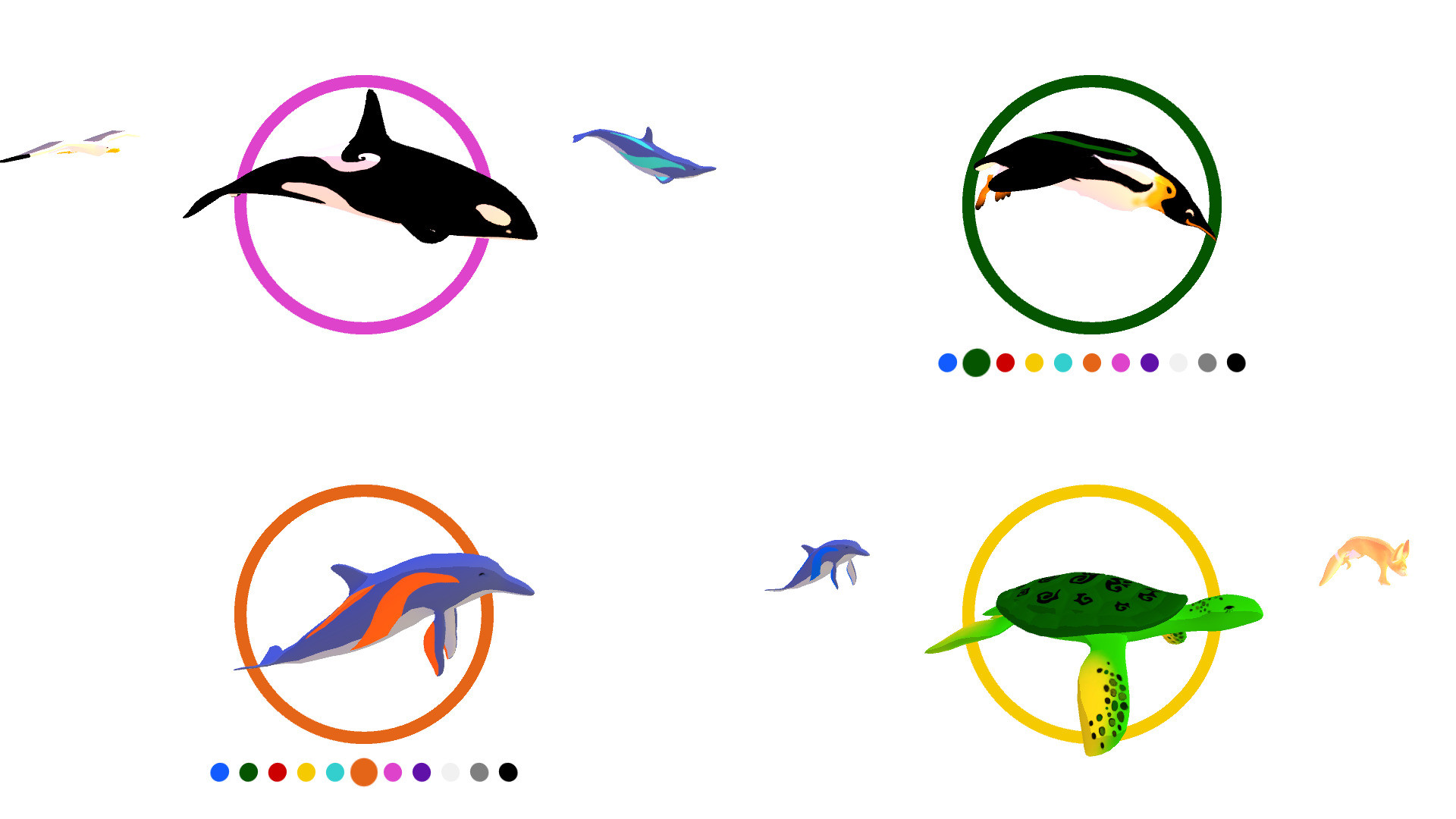 Mini Slide - Animal Race screenshot 6