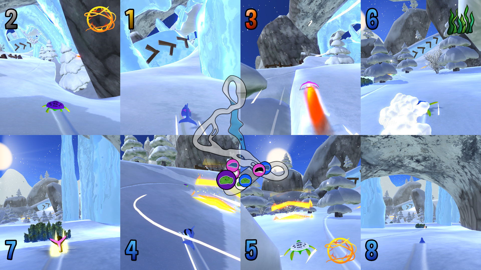 Mini Slide - Animal Race screenshot 7