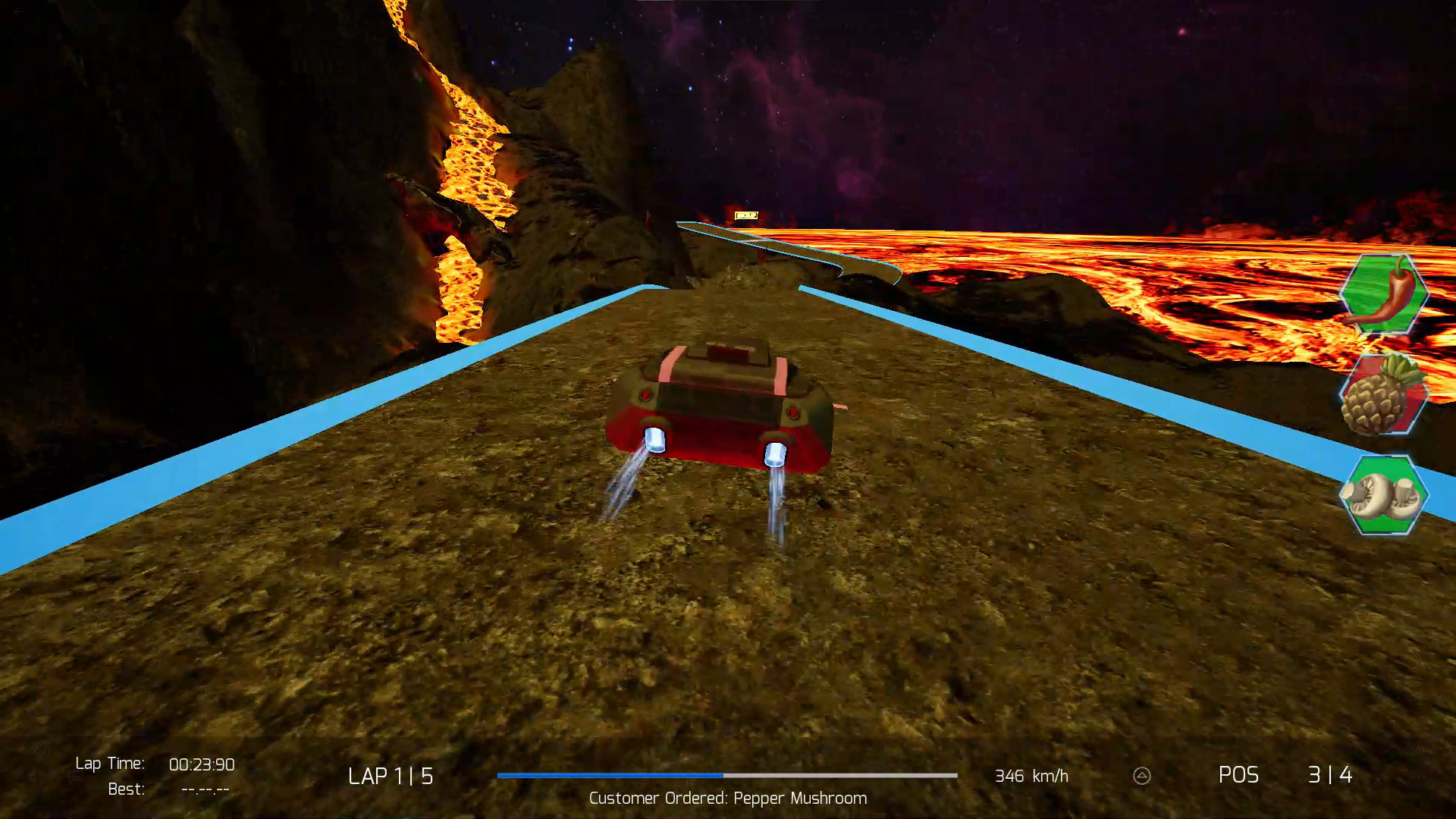 Cygnus Pizza Race screenshot 4