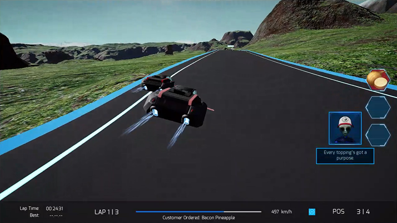 Cygnus Pizza Race screenshot 1