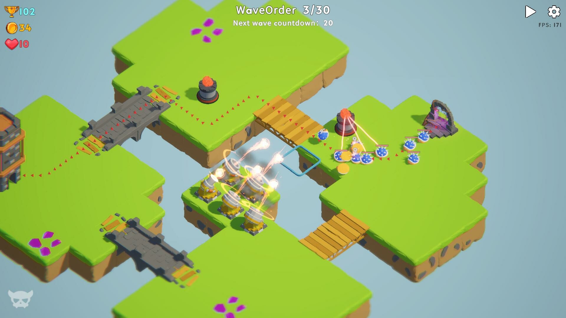 云端堡垒TD screenshot 1