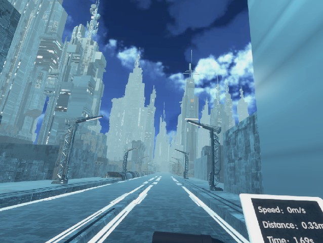 VR Bike Tour/Exercise in 22nd Century World screenshot 6
