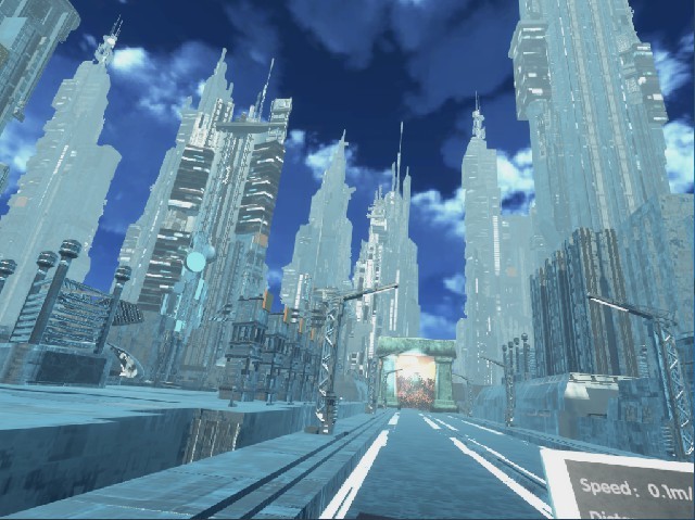 VR Bike Tour/Exercise in 22nd Century World screenshot 4
