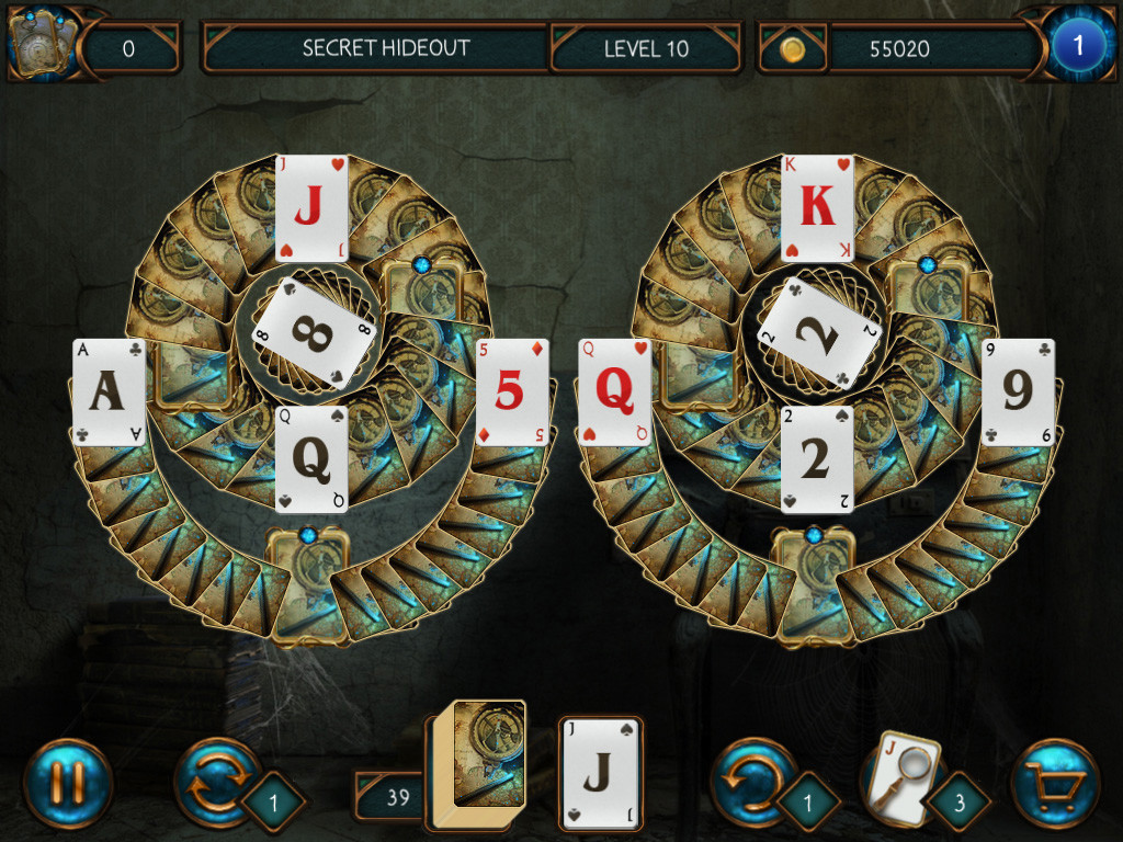 Detective Solitaire: Inspector Magic And The Forbidden Magic screenshot 1