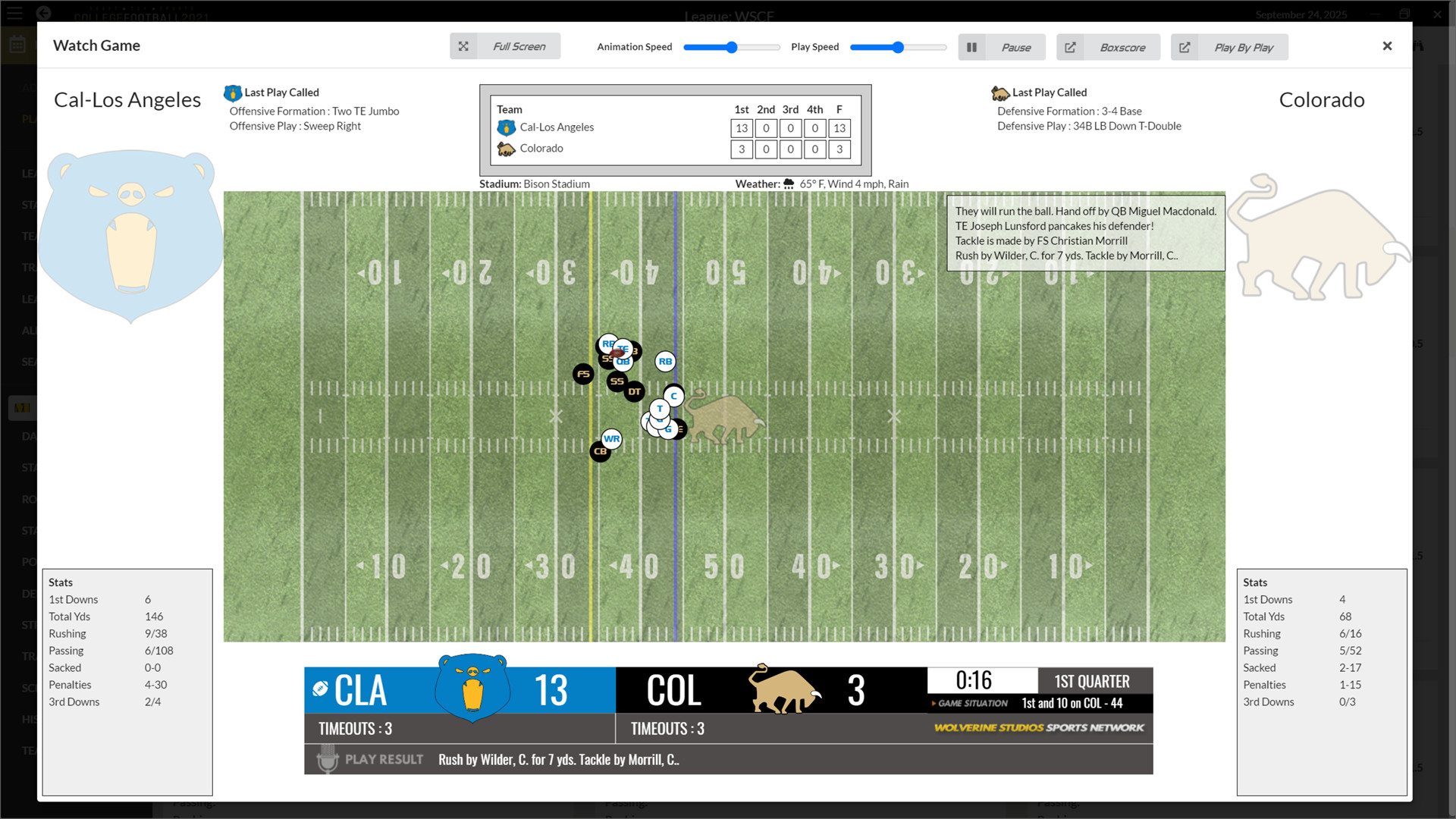 Draft Day Sports: College Football 2021 screenshot 1