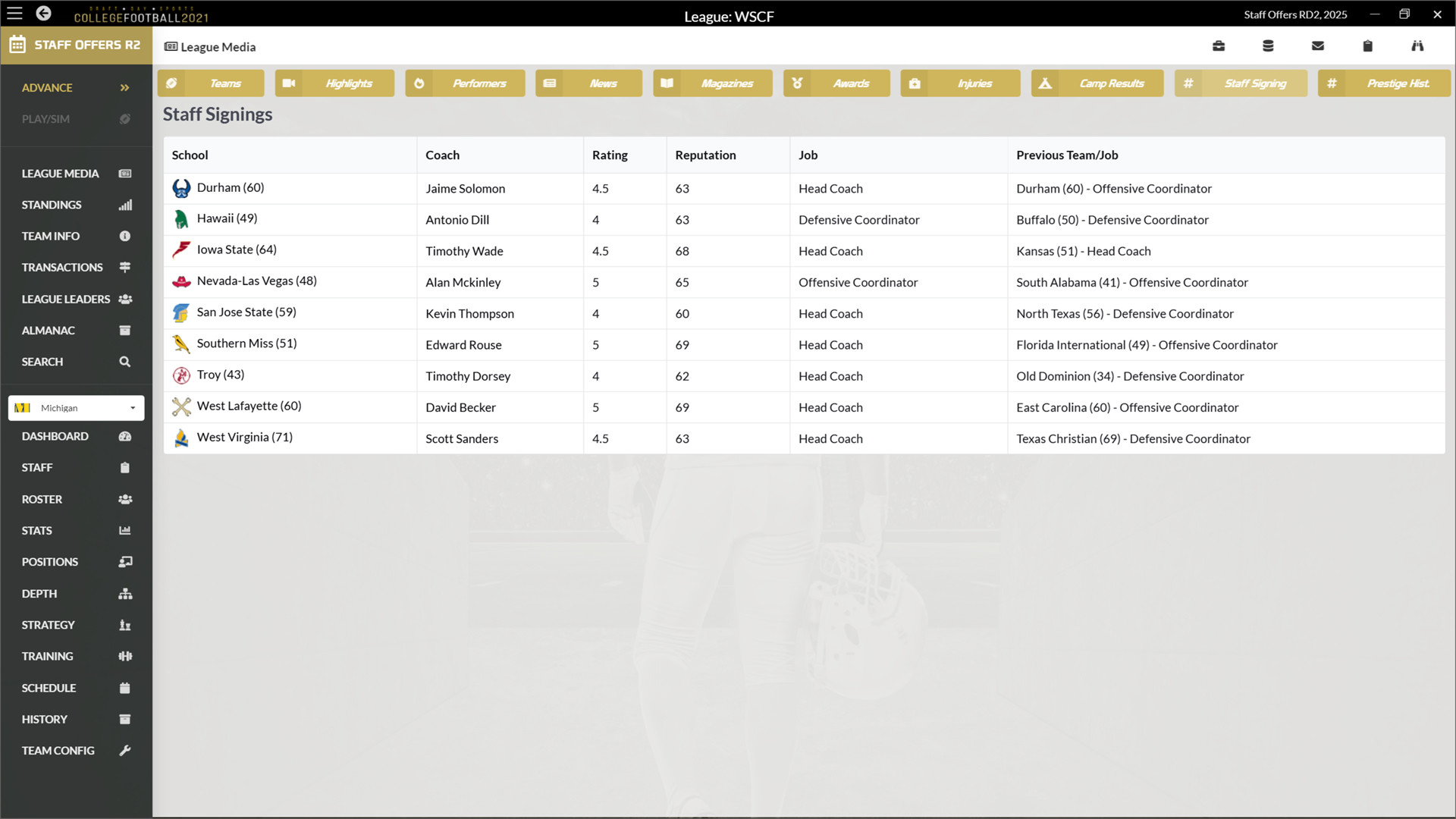 Draft Day Sports: College Football 2021 screenshot 6