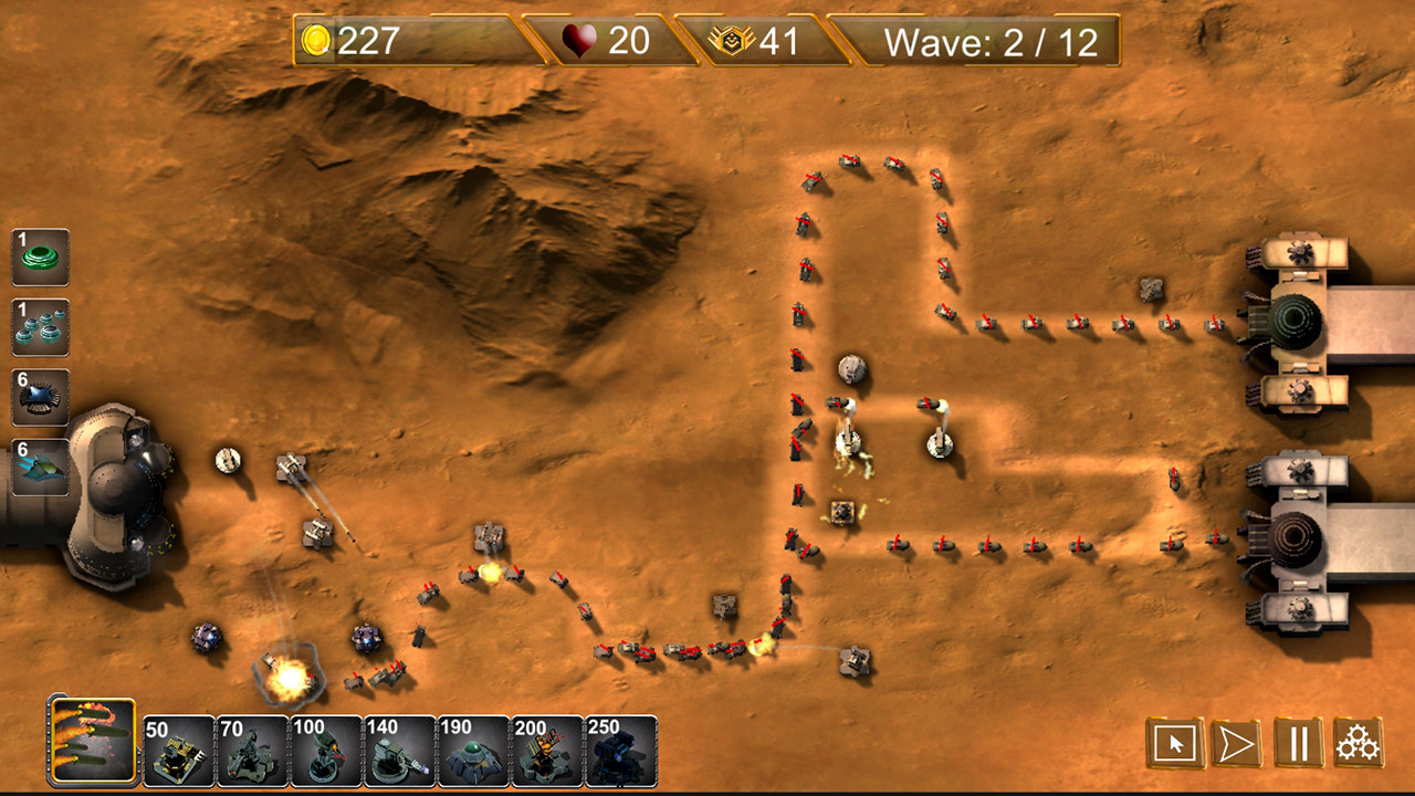 Marswar TD screenshot 3