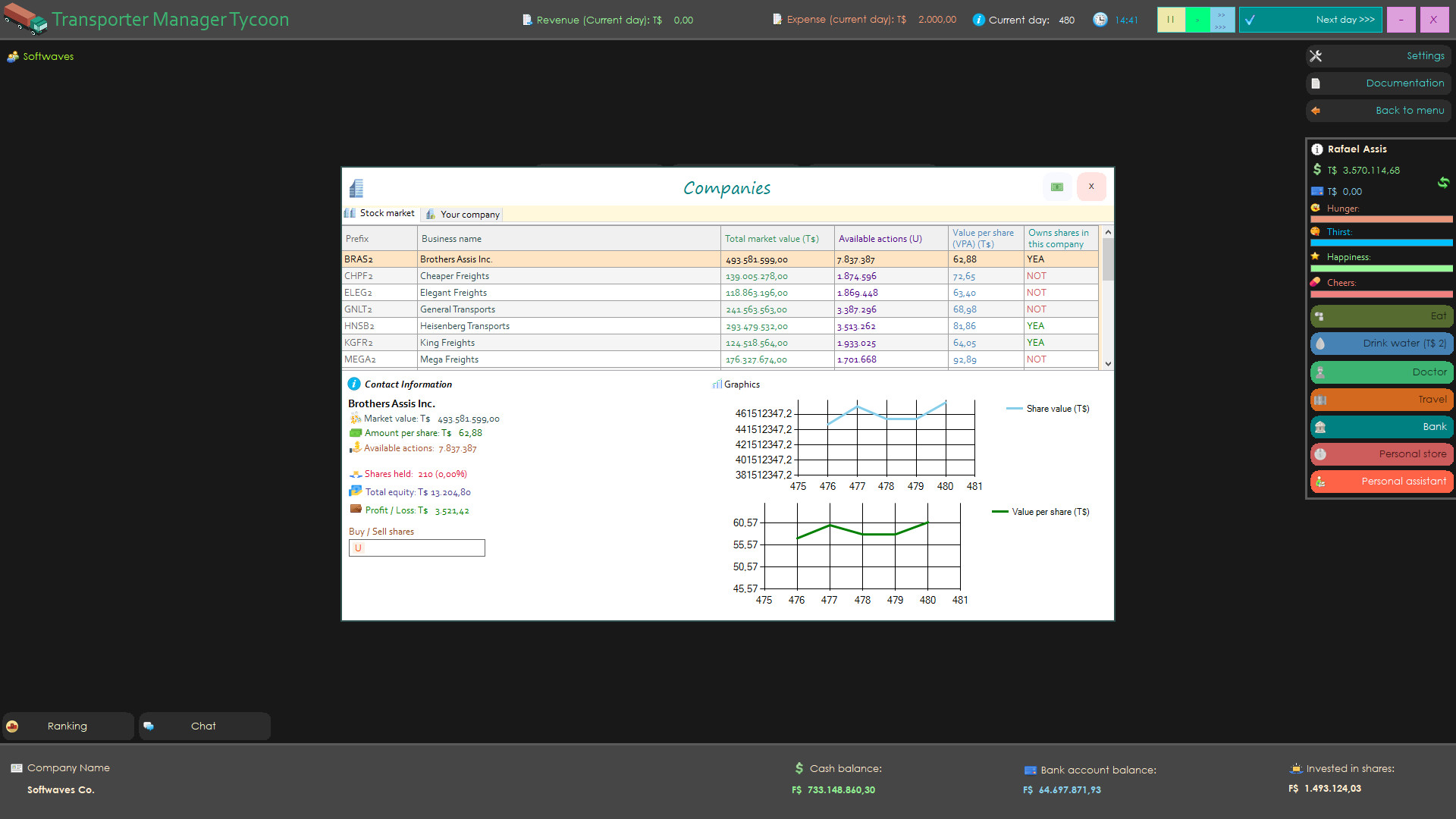 Transporter Manager Tycoon screenshot 10