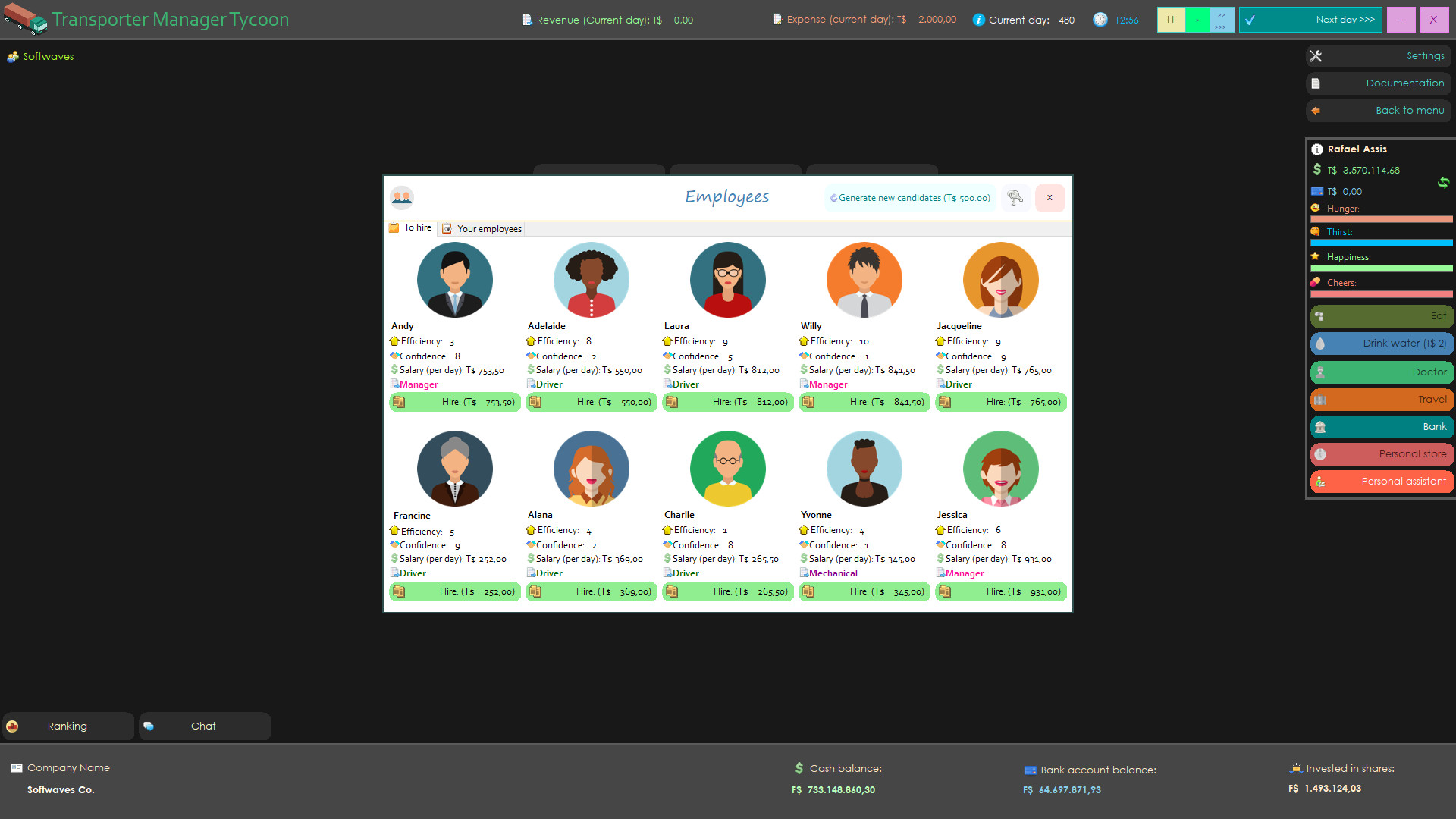Transporter Manager Tycoon screenshot 3