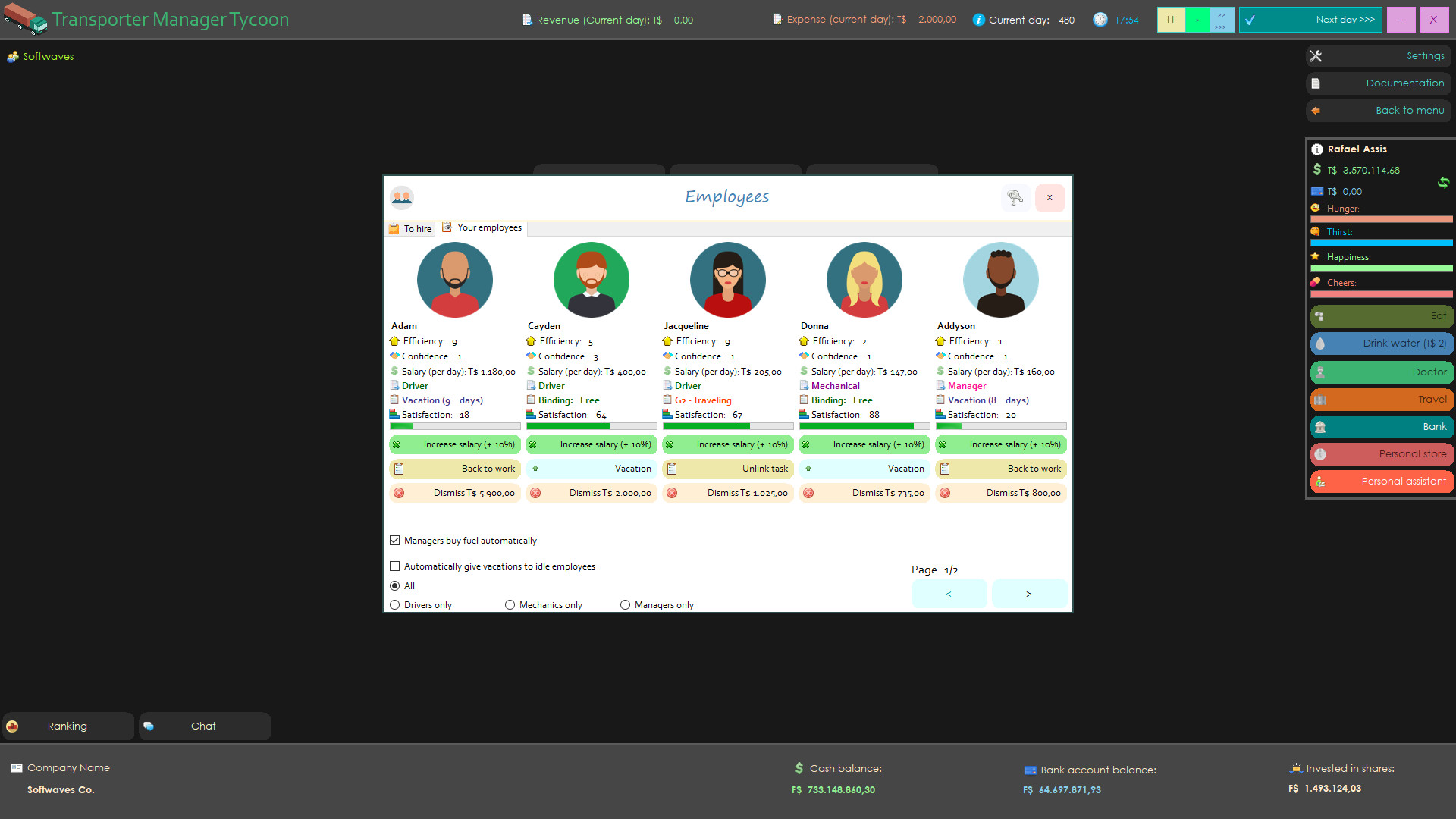 Transporter Manager Tycoon screenshot 9