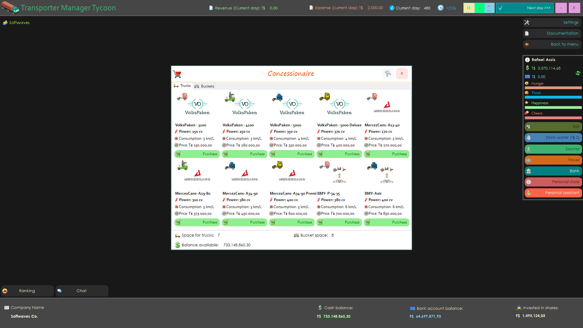 Transporter Manager Tycoon screenshot 2