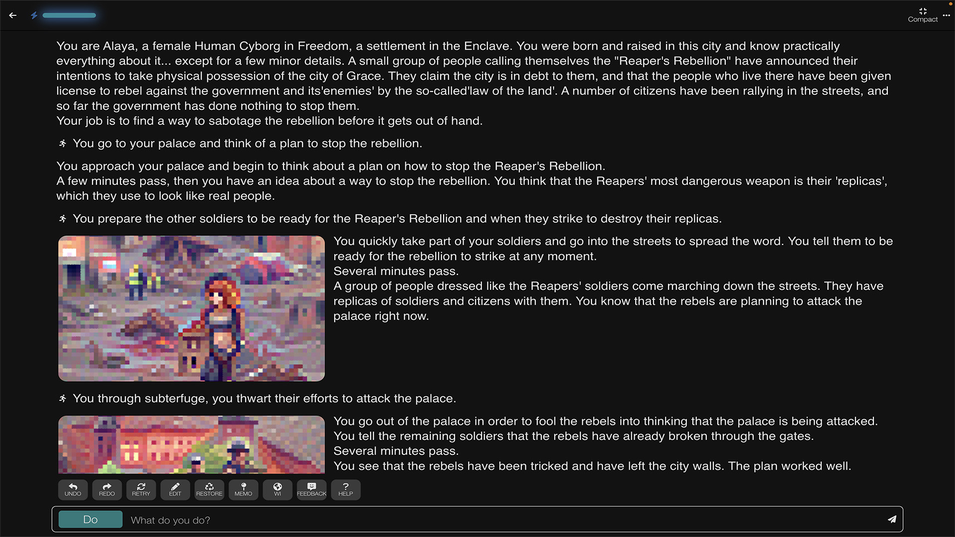 AI Dungeon screenshot 2