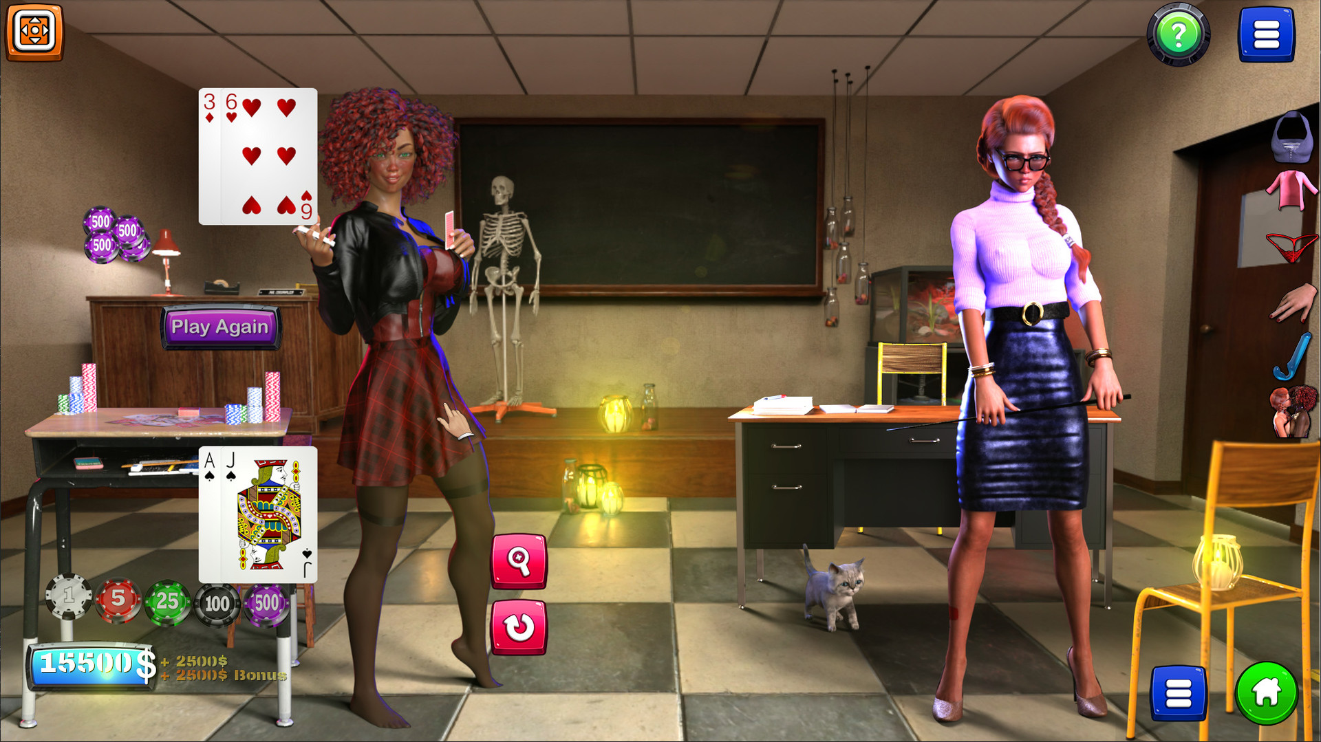 Strip Black Jack - Sex Teacher screenshot 1