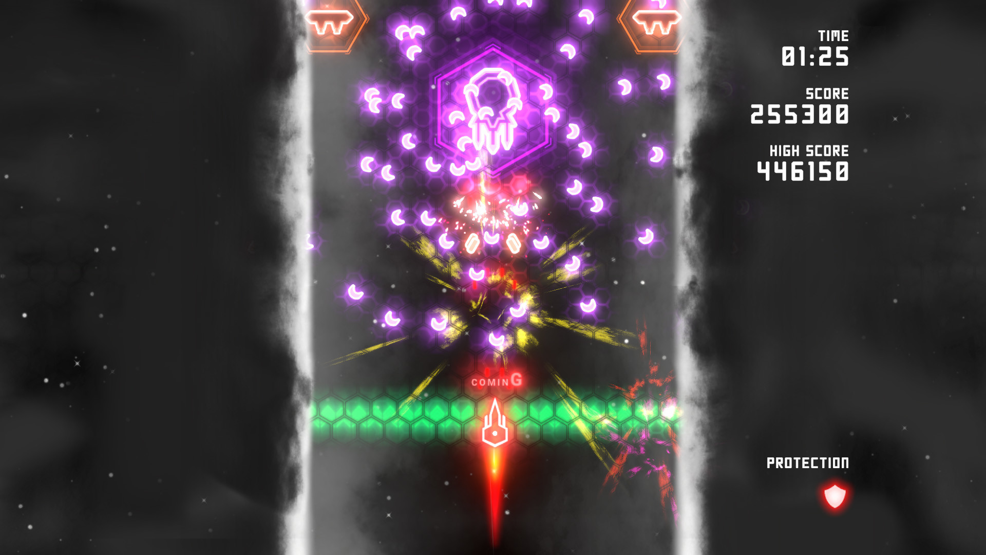 Neon Ships: The Type'em Up Shooter screenshot 4