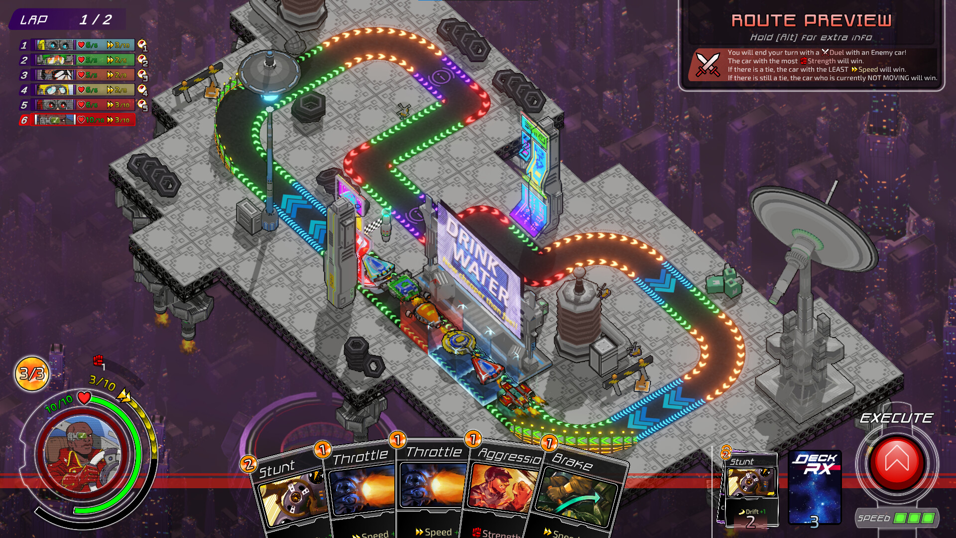 Deck RX: The Deckbuilding Racing Game screenshot 1