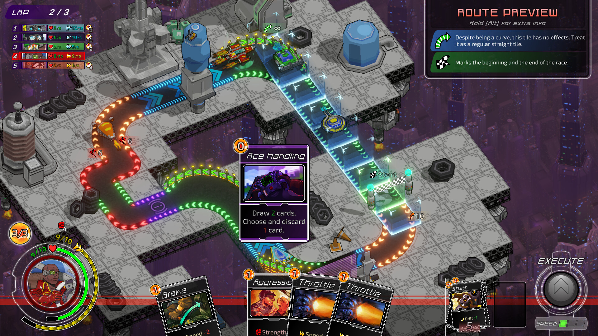 Deck RX: The Deckbuilding Racing Game screenshot 2