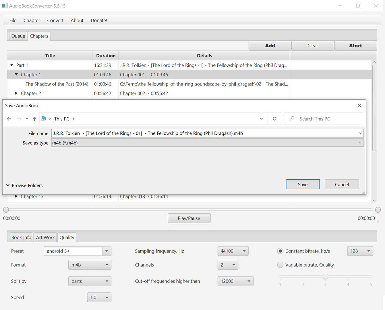 AudiobookConverter screenshot 4