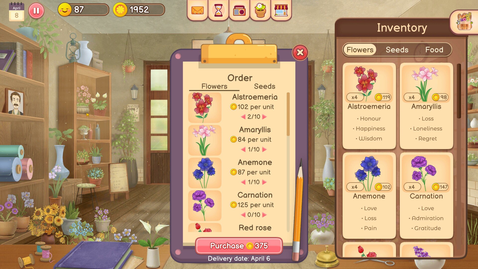 Hanako's Flower Shop screenshot 7
