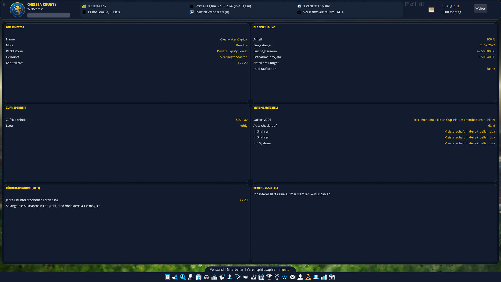 Player's Eleven - A Football Manager Game screenshot 5