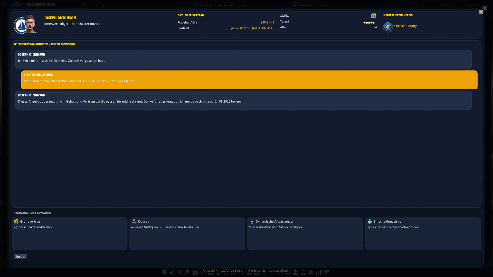 Player's Eleven - A Football Manager Game screenshot 12