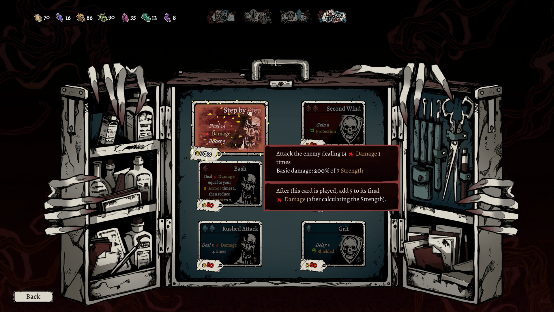 Nadir: A Grimdark Deck Builder - Prologue screenshot 7