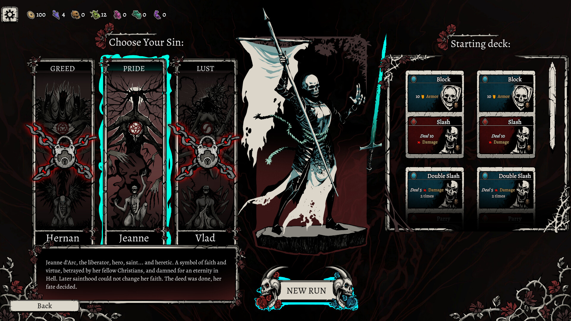 Nadir: A Grimdark Deck Builder - Prologue screenshot 8