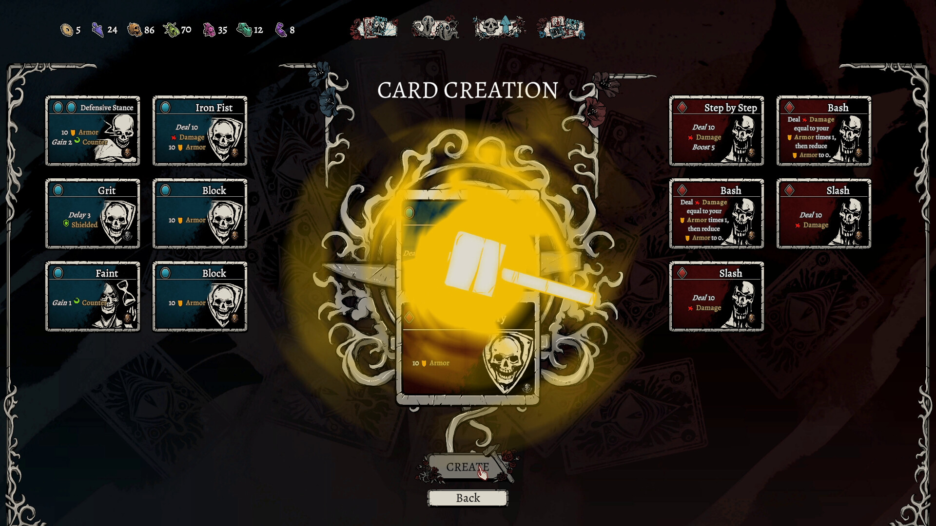 Nadir: A Grimdark Deck Builder - Prologue screenshot 3