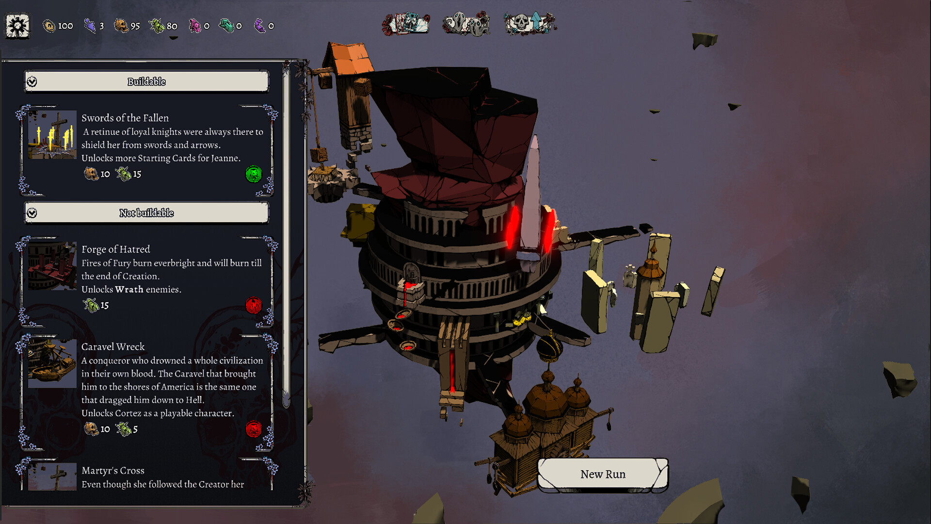 Nadir: A Grimdark Deck Builder - Prologue screenshot 2