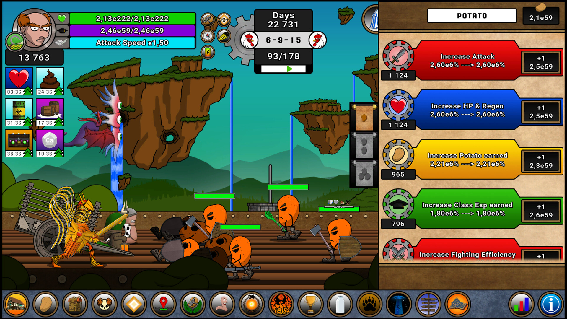 Farmer Against Potatoes Idle screenshot 2