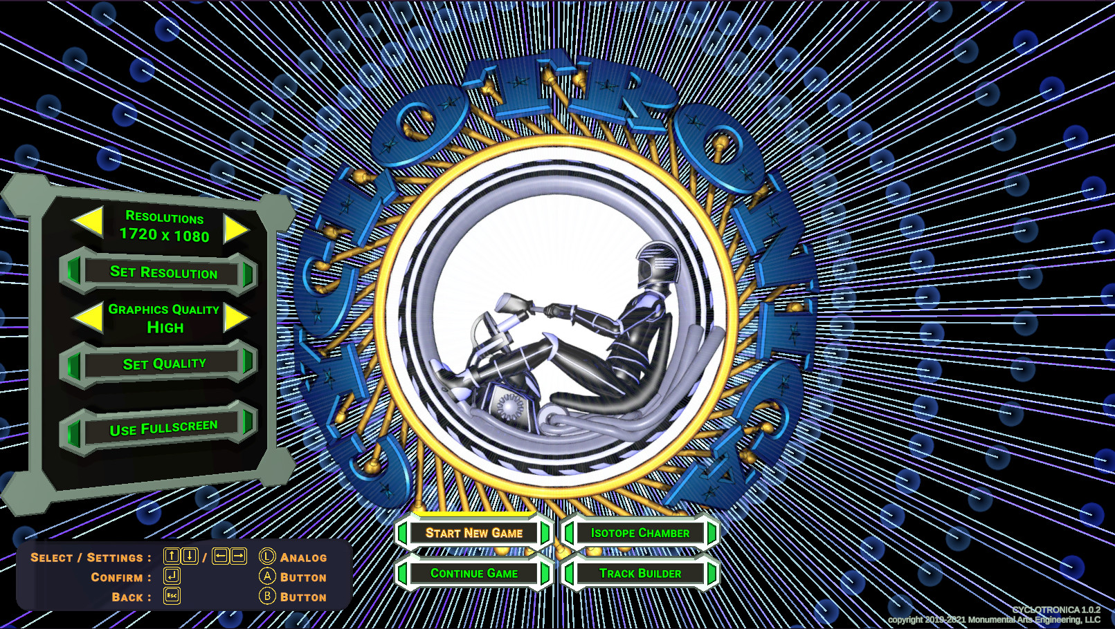 Cyclotronica screenshot 1