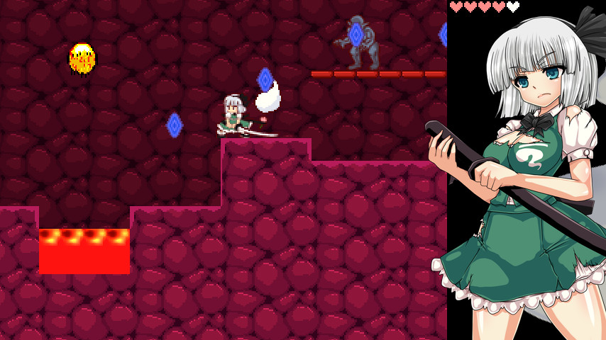 Youmu Konpaku & Dungeon of Lewd Creatures screenshot 2