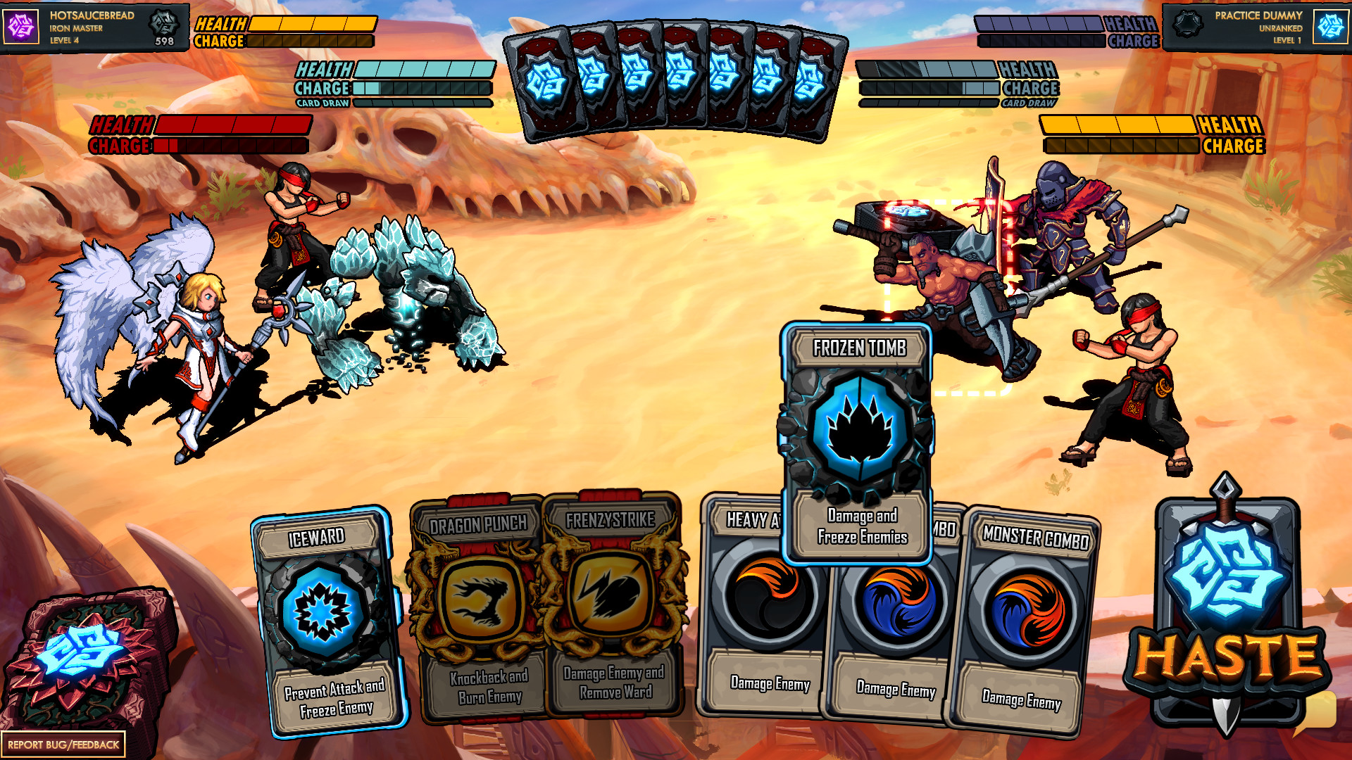 HASTE: Real-Time Card Combat screenshot 1