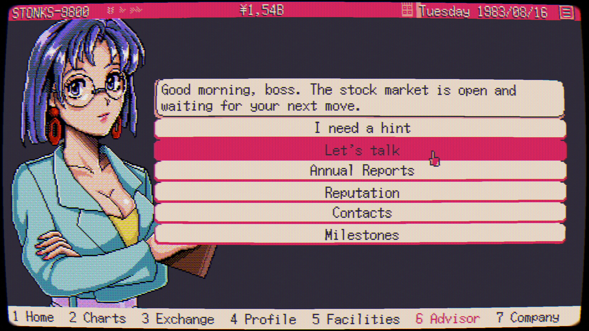 STONKS-9800: Stock Market Simulator screenshot 1
