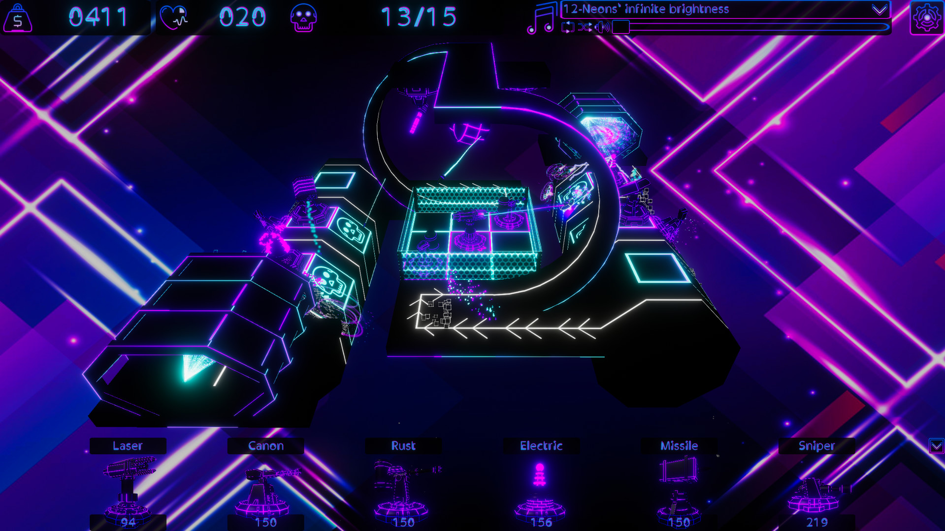 Neonverse Defenders screenshot 3