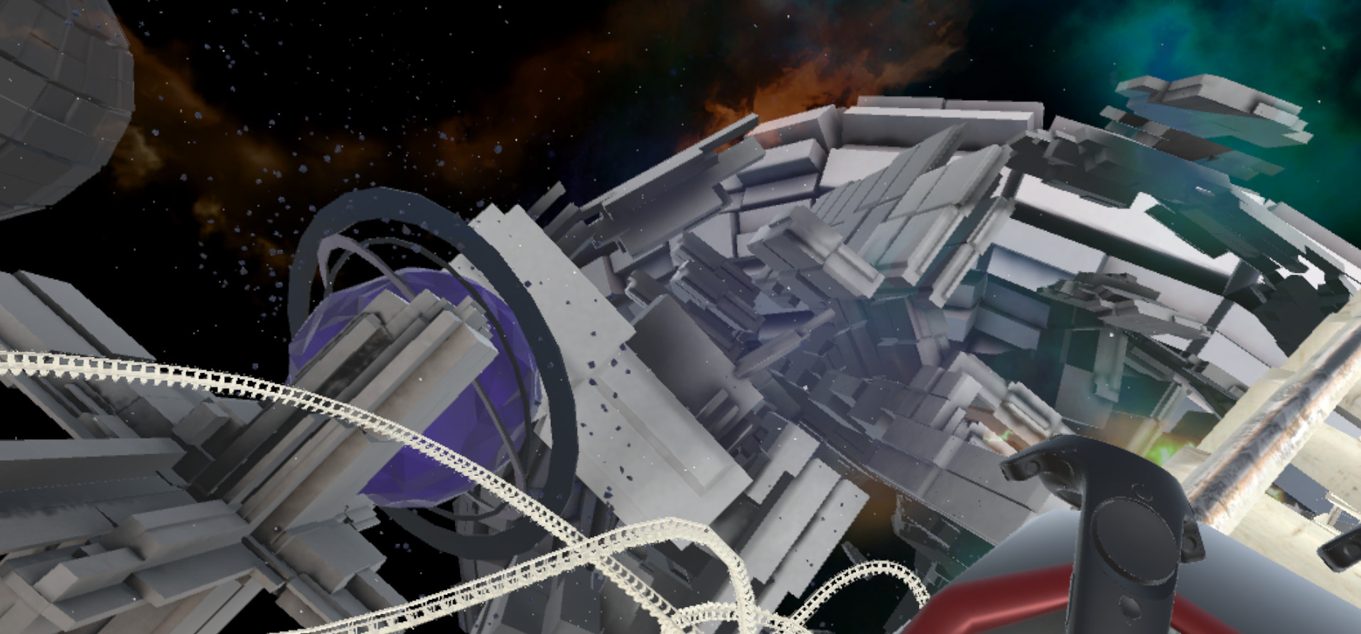 VR Galactic Roller Coaster screenshot 3