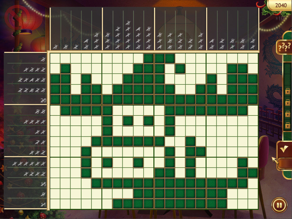 Christmas Griddlers screenshot 2